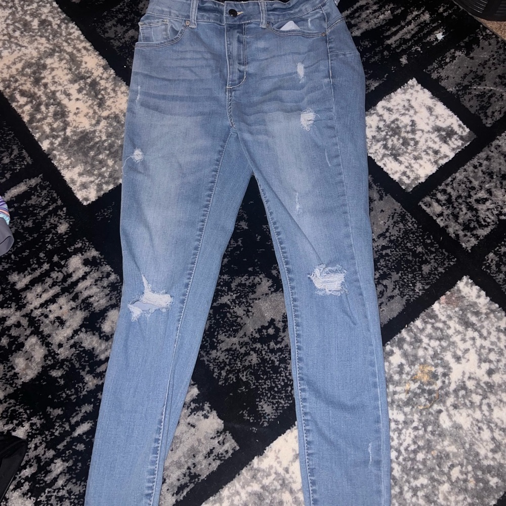 Skinny wax jeans